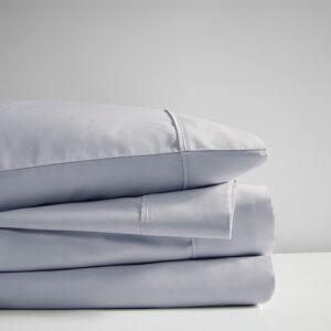 these deep pocket cotton blend polyester sheets feature a cooling treatment to help you stay cool