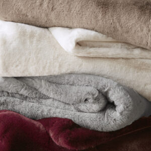 Luxury premium throw made of faux fur is irresistibly soft and warm to the touch. This fun and fashionable throw offers superior comfort and style to deck out your room.