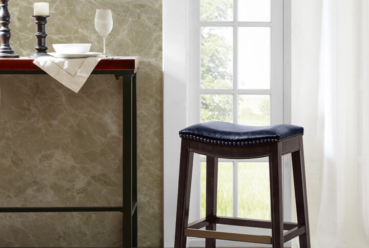 This backless counter stool reinvents the familiar lines of classic Italian design with comfort and value in mind. Assembly required and tools included