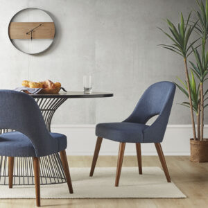 Dress up your dining room with the INK+IVY Nola Dining Chair Set. Upholstered in a textured fabric