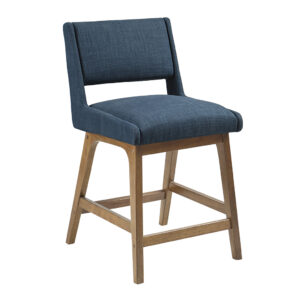 the INK+IVY Boomerang Dining Counter Stool adds a chic look to your dining area. The attached seat cushion and back are fully upholstered for a superior comfort