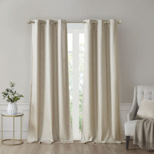 Elevate your decor with the modern style and function of our SunSmart Como Tonal Printed Faux Silk Room Darkening Panel Pair. This curtain pair flaunts a tonal hue on a faux silk textured fabric that creates a beautiful and rich modern look. Registered with OEKO-TEX certification