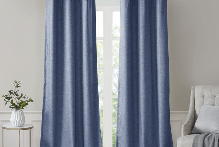 Elevate your decor with the modern style and function of our SunSmart Como Tonal Printed Faux Silk Room Darkening Panel Pair. This curtain pair flaunts a tonal hue on a faux silk textured fabric that creates a beautiful and rich modern look. Registered with OEKO-TEX certification