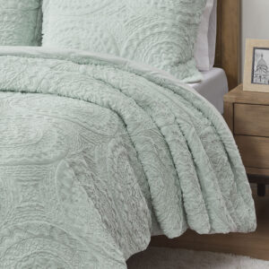 this comforter set makes a stunning addition to your home.