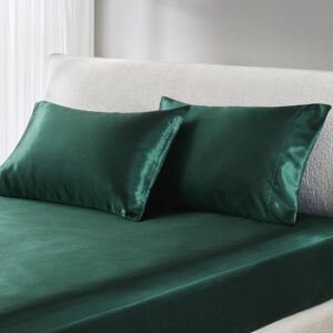 Fall asleep in smooth and luxurious comfort with our wrinkle-free satin pillowcases. These satin pillowcases are gentle on your skin and hair