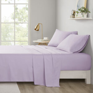 Ensure a comfortable night's sleep with this soft and smooth microfiber sheet set. Naturally wrinkle-free while providing the perfect comfort all year long. These sheets are also OEKO-TEX certified