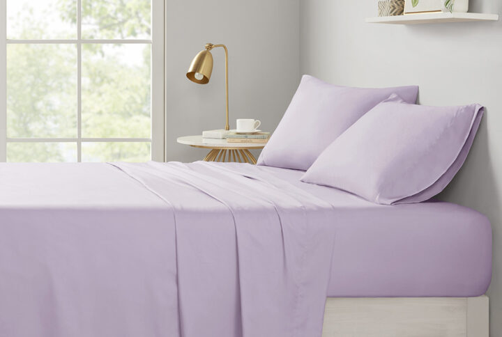 Ensure a comfortable night's sleep with this soft and smooth microfiber sheet set. Naturally wrinkle-free while providing the perfect comfort all year long. These sheets are also OEKO-TEX certified