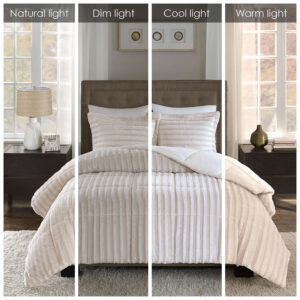 the comforter provides supreme warmth and comfort. The set includes 2 shams. This comforter is OEKO-TEX certified