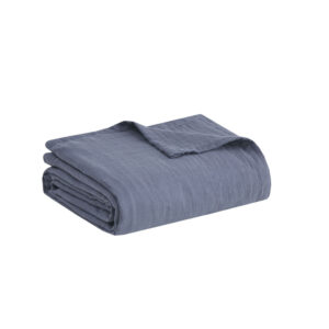 this cotton gauze blanket provides a comfortable and refreshing update that’s perfect for layering on your bed.