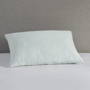 Stay cool and comfortable all night with the Sleep Philosophy Shredded Memory Foam Pillow with Rayon from Bamboo Blend Cover. This pillow is constructed shredded memory foam inner filling that constantly adjusts to your body while you sleep