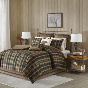 The Hadley Plaid Oversized Bedding collection by Woolrich speaks to casual comfort you can trust. The beautiful plaid is printed in blues and taupes on a super soft Cozy Spun fabric. Made of micro polyesters fibers spun into a soft plush sheet