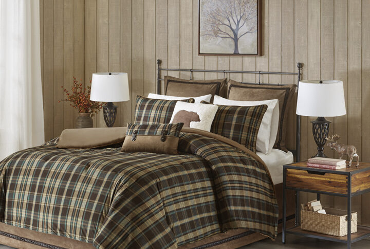 The Hadley Plaid Oversized Bedding collection by Woolrich speaks to casual comfort you can trust. The beautiful plaid is printed in blues and taupes on a super soft Cozy Spun fabric. Made of micro polyesters fibers spun into a soft plush sheet