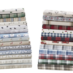 this sheet set creates a comfortable cabin aesthetic in your bedroom. These sheets are also OEKO-TEX certified