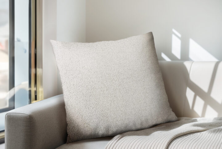 Enhance the timeless style of your living space with the Chapel Hill  Square Polyester Throw Pillow. Its neutral color and square shape make it a versatile choice for any room. The construction of the pillow sham includes a hidden zipper with a removeable shell. Unzip the sham to remove the insert for laundering purposes or for changing out your shams for seasonal decor. The included pillow insert is stuffed with 50% polyester fiberfill and 50% feathers. The soft fabric and color pairs perfectly with the Chapel Hill chairs