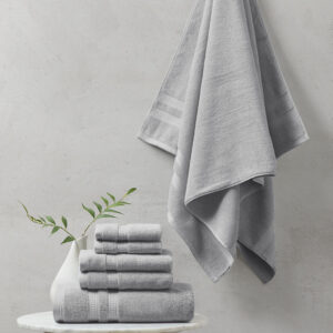 Our Beautyrest Plume 100% Cotton Feather Touch Towel 6 Piece Set offers a perfectly luxurious soft addition to your bathroom. Each towel is made from 750gsm premium quality cotton for a cashmere like hand feel that is also absorbent and durable; as the PVA free 3PLY zero twist like construction provides a long-lasting softness while also making this towel set economical and eco-friendly. These towels are Made in Green by OEKO-TEX