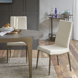 Complete you dining space with the sharp style of the Madison Park Captiva Dining Side Chair Set. With its simple and elegant silhouette