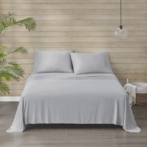 these sheets are gentle on the skin and perfect for those with sensitive skin. Machine washable for easy care and can fit mattresses up to 16-inches deep.