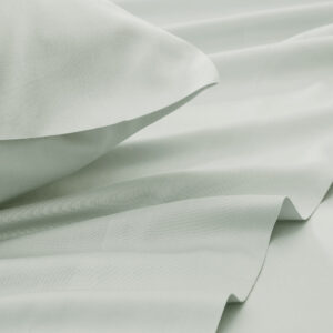 these sheets are gentle on the skin and perfect for those with sensitive skin. Machine washable for easy care and can fit mattresses up to 16-inches deep.