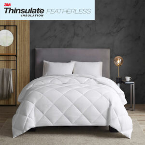 The Sleep Philosophy® down alternative comforter collection features 3M™ Thinsulate™ Featherless Insulation-600 Fill Power