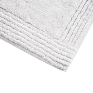 that creates an incredibly dense and plush look and feel. This bath rug is also OEKO-TEX certified