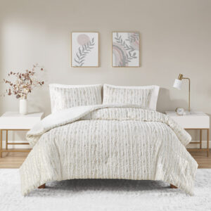 while coordinating shams (1 in Twin/Twin XL) complete the elegant look of the bedding set. The hypoallergenic polyester comforter filling contains no allergens and is treated to be dustproof so you can sleep comfortably. This comforter set is also OEKO-TEX certified and is machine washable for easy care.