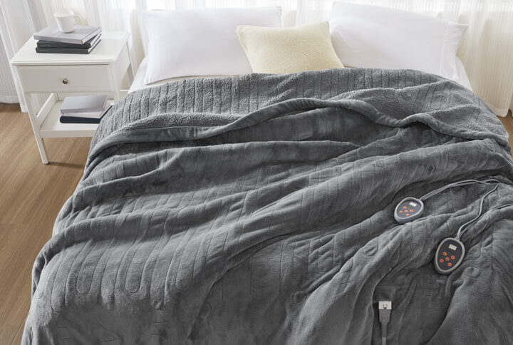 Sleep in ease in our Beautyrest Heated blanket with Secure Comfort Technology