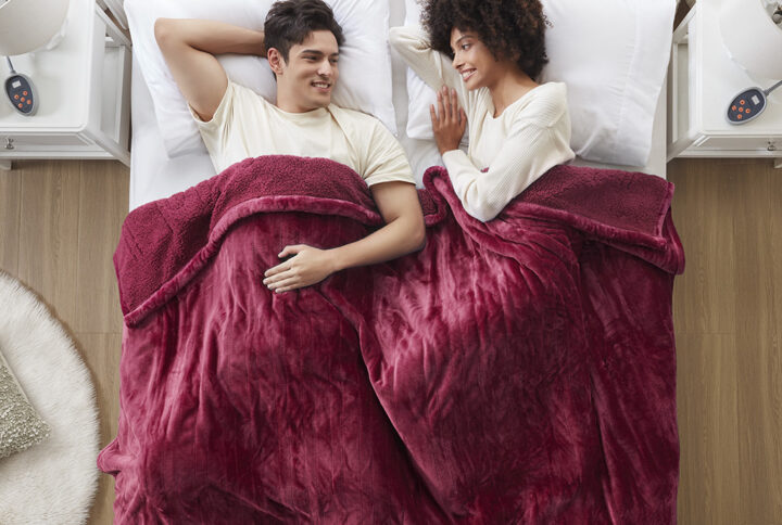 Sleep in ease in our Beautyrest Heated blanket with Secure Comfort Technology