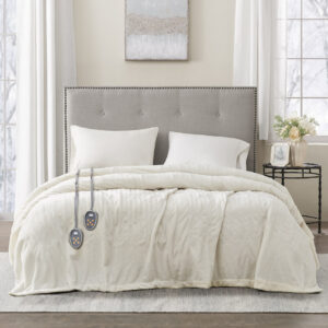 Sleep at ease in Beautyrest Heated blanket with Secure Comfort Technology