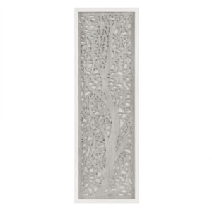 Revive your home with our Madison Park Laurel Branches Laser Cut Tree Framed Panel Wall Decor by Artist Emily Warne. This alternative wall art features a laser-cut MDF botanical branch design in a grey tone for a fresh and stylish touch