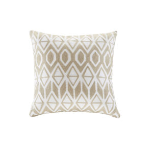 Complete the handsome look of your space with the Harbor House Anslee Cotton Embroidered Square Pillow. Made from cotton faux linen