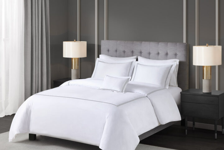 Make every night feel like a luxurious hotel escape with this 500 Thread Count comforter set. Made of soft cotton