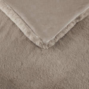 while the velvet reverse offers added luxury and warmth. Lay the throw over your bed set for an added soft texture or drape it on your sofa for a decorative piece. This throw is machine washable for easy care and is also OEKO-TEX certified