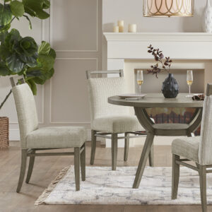 The Madison Park Elmwood Dining Chair Set Of 2 Offers A Simple And Modern Update To Your Dining Room Decor. Each Dining Chair