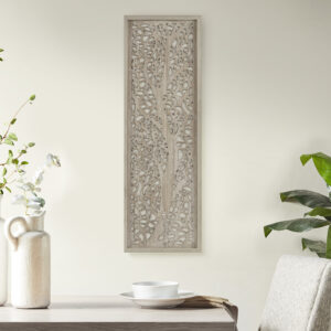 while the 100% fir wood frame adds a natural and modern update. Measuring 12x36" and featuring 4 D-rings on the reverse