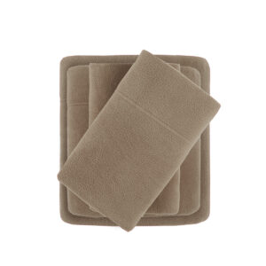 this Micro Fleece Sheet Set turns your bed into a cozy getaway. Featuring a variety of prints and solids these sheets are ultra-soft and perfect for staying warm and comfortable through the night. Machine washable for easy care. Set includes: 1 Fitted Sheet