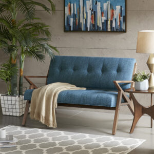 The INK+IVY Rocket Loveseat is the perfect update to a mid-century modern decor. Inspired by styles of the ‘60s