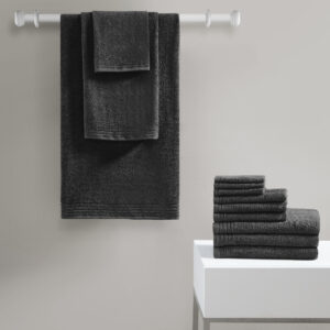 The 510 Design Big Bundle 100% Cotton 12 PC Bath Towel Set provides a simple and easy update to complete your bathroom. This lightweight towel set is made from 100% cotton for a super soft and natural feel