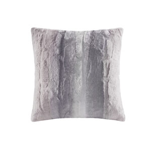 The Madison Park faux fur square pillow is the perfect combination of style and simplicity. It can be used in any room for a sophisticated update. Reverses to an ultra soft solid lux micro fur.