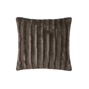 Indulge in luxury and comfort with this solid faux fur square pillow. Made from an ultra soft plush fabric