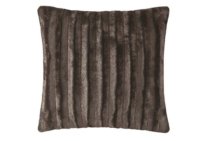 Indulge in luxury and comfort with this solid faux fur square pillow. Made from an ultra soft plush fabric