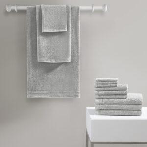 The 510 Design Big Bundle 100% Cotton 12 PC Bath Towel Set provides a simple and easy update to complete your bathroom. This lightweight towel set is made from 100% cotton for a super soft and natural feel