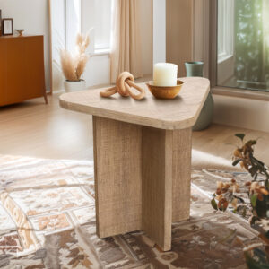 The Chapel Hill Trey End Table is a chic and adaptable