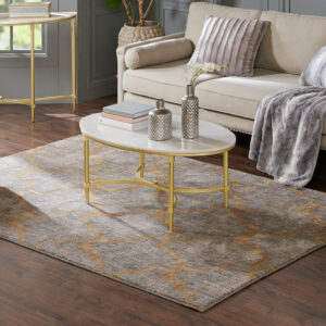 The Madison Park Signature Bordeaux Coffee Table transforms your living room with its sophisticated traditional style. Flaunting a high-class look