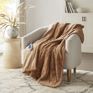 Our heated throw utilizes state of the art Secure Comfort heated technology that adjusts the temperature of your throw based on overall temperature