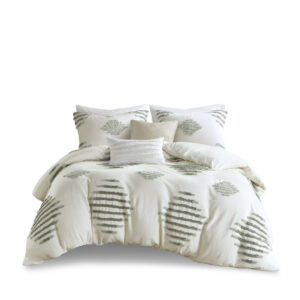 creating a stunning visual effect. This cotton blend chenille duvet cover will transform your bedroom into a chic space