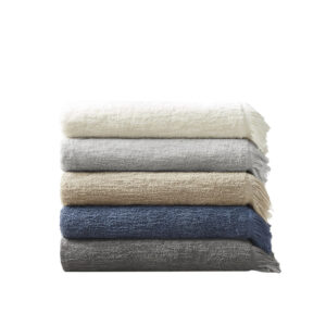 the INK+IVY Nova Cotton Dobby Slub 6 Piece Towel Set is the perfect soft and comfy addition to any bathroom. Made from 100% terry cotton