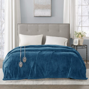 Sleep at ease in Beautyrest Heated blanket with Secure Comfort Technology