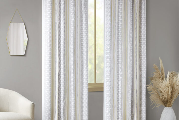 Transform your living spaces with light filtering curtains in white curtains