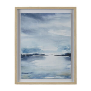 Enhance your space with this abstract landscape coastal art wall decor. Measuring 23.34" W x 29.34"H x 1.34"D