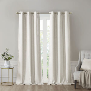 Elevate your decor with the modern style and function of our SunSmart Como Tonal Printed Faux Silk Room Darkening Panel Pair. This curtain pair flaunts a tonal hue on a faux silk textured fabric that creates a beautiful and rich modern look. Registered with OEKO-TEX certification